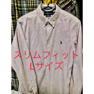 ポロラルフローレン(POLO RALPH LAUREN)の激安！美品 Ralph Lauren  ラルフローレン ストライプシャツ L(シャツ)