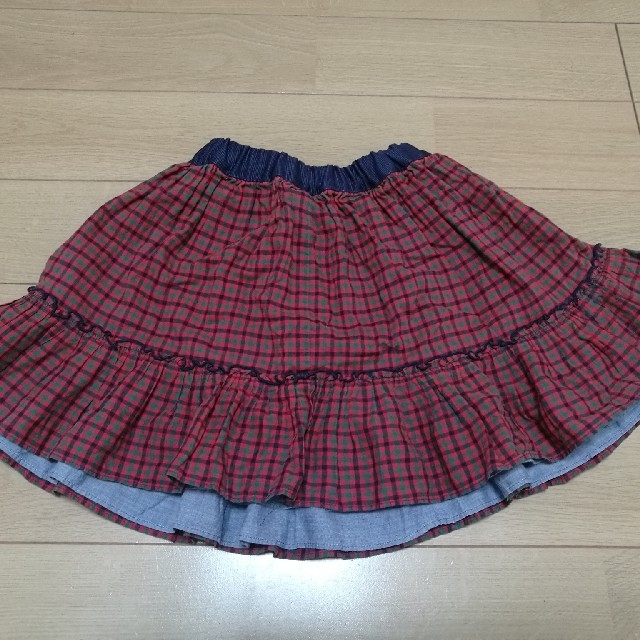 familiar(ファミリア)のfamiliar　リバーシブル　スカート 110cm キッズ/ベビー/マタニティのキッズ服女の子用(90cm~)(スカート)の商品写真