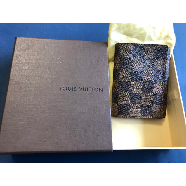 LOUIS VUITTON(ルイヴィトン)のルイヴィトン　ダミエ名刺入れ　正規品　未使用 レディースのファッション小物(名刺入れ/定期入れ)の商品写真