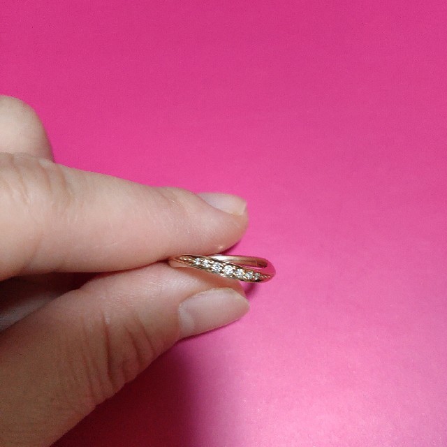 4℃(ヨンドシー)のk10  4℃ ダイヤモンドリング レディースのアクセサリー(リング(指輪))の商品写真