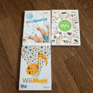 ウィー(Wii)のWiiソフト3本　専用出品(家庭用ゲームソフト)