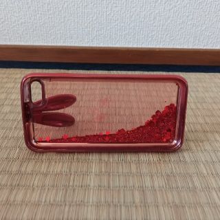 iPhone7 8 用　ケース　うさみみ　グリッター(iPhoneケース)