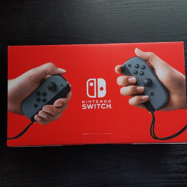 Nintendo Switch グレー 本体 新型1個 セーフティーガイド