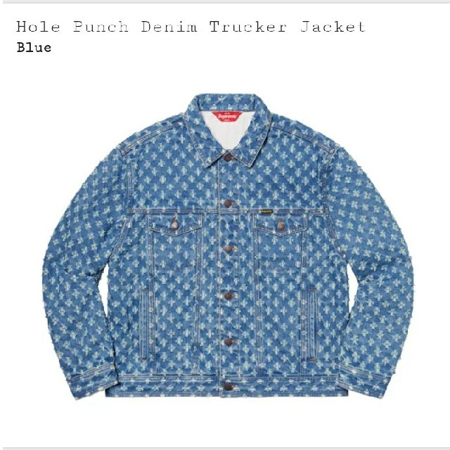 Supreme Hole Punch Denim Trucker Jacket 2