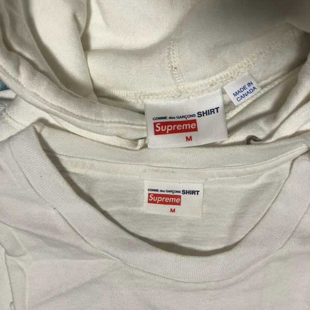 Supreme(シュプリーム)のまとめ売り　Supreme × COMME des GARCONS SHIRT メンズのトップス(パーカー)の商品写真