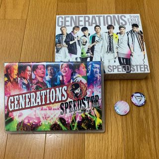 ジェネレーションズ(GENERATIONS)の値下げしました！GENERATIONS アルバム&LIVE DVD+缶バッジ(ミュージック)