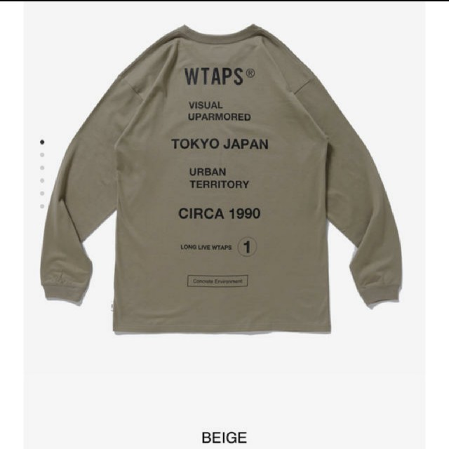 W)taps(ダブルタップス)の新品 Wtaps【SPOT ITEM】 CIRCA /  LS TEE Mサイズ メンズのトップス(Tシャツ/カットソー(七分/長袖))の商品写真