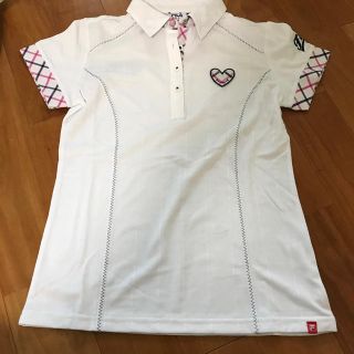 フィラ(FILA)の新品 FILA GOLF レディース半袖ポロシャツ サイズM フィラゴルフ(ウエア)