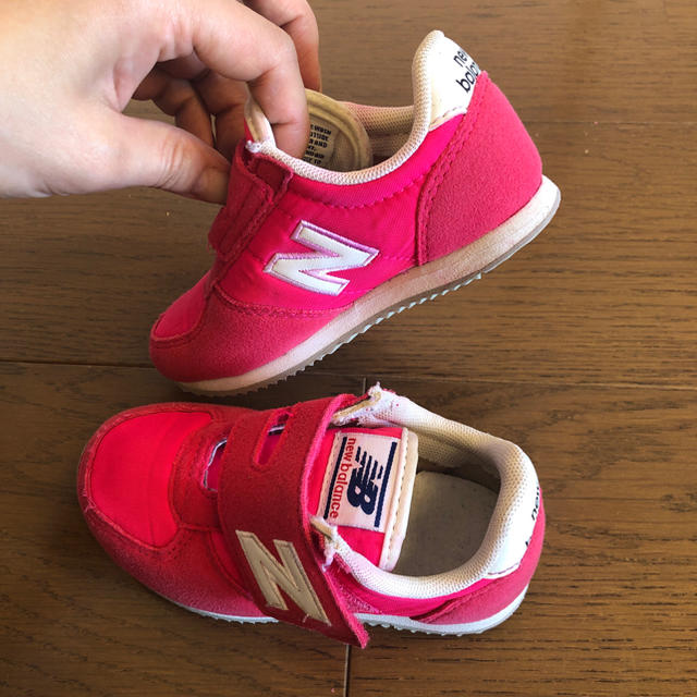 New Balance(ニューバランス)のニューバランス　kv220 14cm  ピンク キッズ/ベビー/マタニティのベビー靴/シューズ(~14cm)(スニーカー)の商品写真