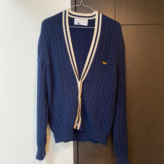 値下げ‼︎】maison kitsune メゾンキツネ カーディガン グリーン