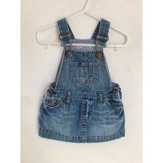 ベビーギャップ(babyGAP)のbabyGAPデニムサロペットスカート　70(ワンピース)