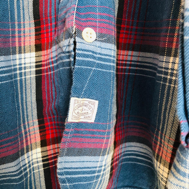 POLO RALPH LAUREN(ポロラルフローレン)の【Ralph Lauren】90s レトロ チェックシャツ 古着 ラルフローレン メンズのトップス(ポロシャツ)の商品写真