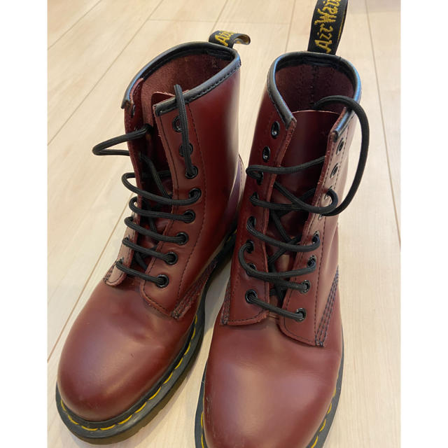 Dr.Martens(ドクターマーチン)のママ9136さん専用　1460 8ホール　ブーツ　38 チェリーレッド レディースの靴/シューズ(ブーツ)の商品写真