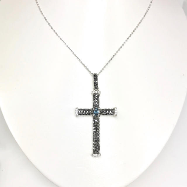 K18WG アレキサンドライト十字架 ネックレス 新品 | www.jarussi.com.br