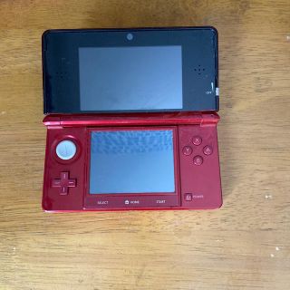 ニンテンドー3DS(ニンテンドー3DS)の3DSレッド(携帯用ゲーム機本体)