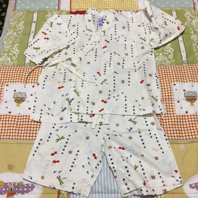 mikihouse(ミキハウス)のミキハウス 甚平 120 キッズ/ベビー/マタニティのキッズ服男の子用(90cm~)(甚平/浴衣)の商品写真