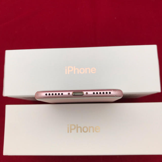 ローズゴー㊮ Apple SIMフリーの通販 by une pomme｜アップルならラクマ - iPhone7 128GB あいほん