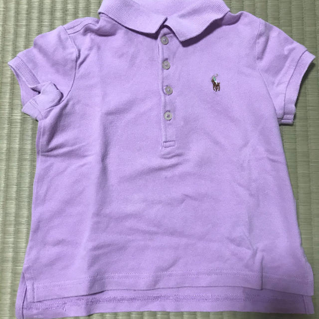 POLO RALPH LAUREN(ポロラルフローレン)のラルフローレンポロシャツ100cm  キッズ/ベビー/マタニティのキッズ服女の子用(90cm~)(Tシャツ/カットソー)の商品写真