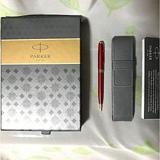 パーカー(Parker)のPARKER   ボールペン  赤 試し書きのみ(ペン/マーカー)