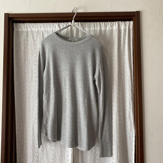 MUJI (無印良品)(ムジルシリョウヒン)の長袖ワッフルTシャツ メンズのトップス(Tシャツ/カットソー(七分/長袖))の商品写真