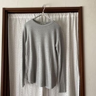 ムジルシリョウヒン(MUJI (無印良品))の長袖ワッフルTシャツ(Tシャツ/カットソー(七分/長袖))