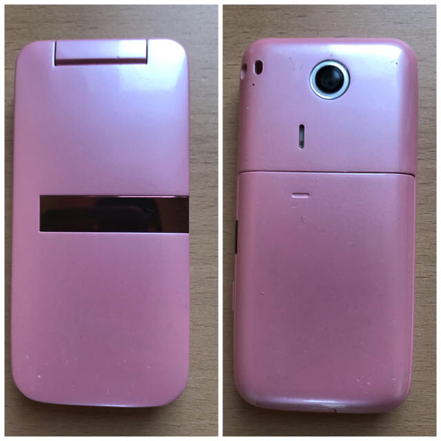 SHARP(シャープ)の【値下】Softbank／PANTONE4／105SH／ピンク／充電器付／送料込 スマホ/家電/カメラのスマートフォン/携帯電話(携帯電話本体)の商品写真