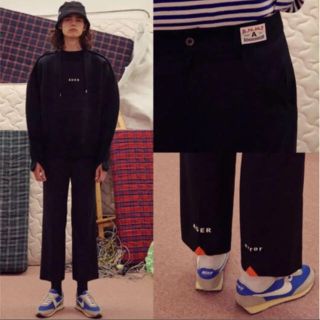 MAISON KITSUNE' - Adererror アーダーエラー スラックス パンツ ... adererror 17aw チェックスラックス