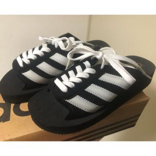 アディダス(adidas)の97 adidas BEACH GAZELLE 黒×白 23.5センチ 新品 (スニーカー)