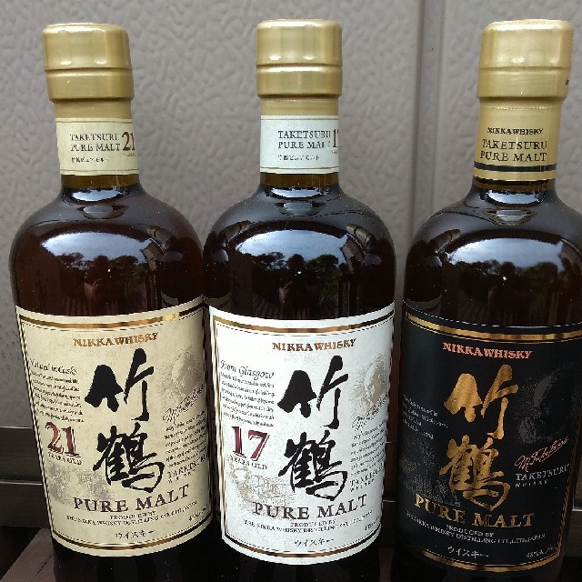 食品/飲料/酒【値下します】竹鶴21年・同17年・同N.V.・余市・宮城峡・伊達・カフェモルト