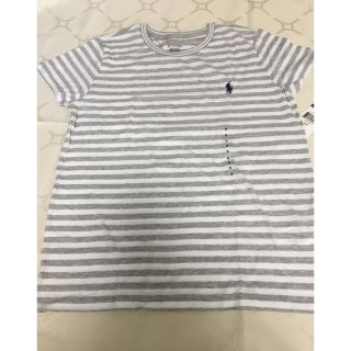 ポロラルフローレン(POLO RALPH LAUREN)の新品、未使用 ポロラルフローレン 丸首 ボーダー Tシャツ(Tシャツ(半袖/袖なし))