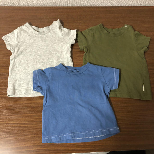 西松屋(ニシマツヤ)のサイズ70 Tシャツ&ズボン計5点 キッズ/ベビー/マタニティのベビー服(~85cm)(Ｔシャツ)の商品写真