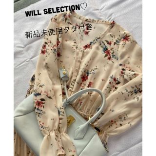 ウィルセレクション(WILLSELECTION)のwill selection ワンピース　上品な花柄(ロングワンピース/マキシワンピース)