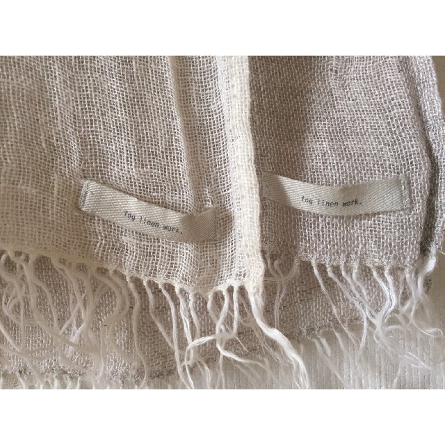 fog linen work(フォグリネンワーク)のfog linen work 麻 スカーフ 2枚 レディースのファッション小物(バンダナ/スカーフ)の商品写真