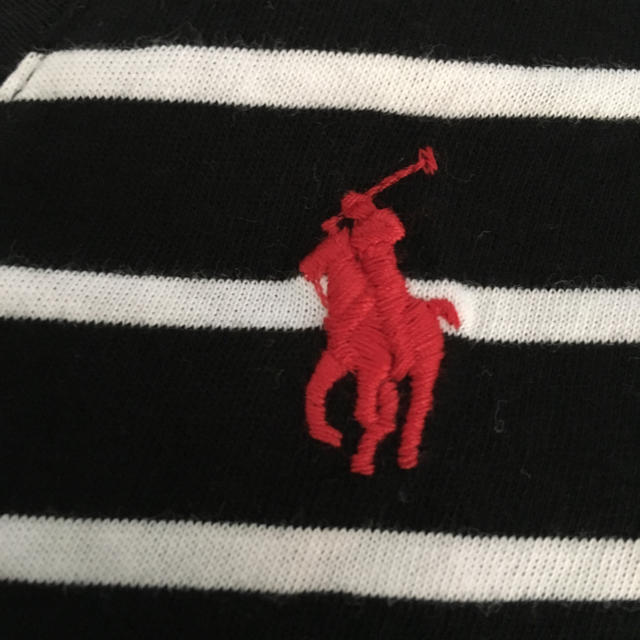 POLO RALPH LAUREN(ポロラルフローレン)の新品、未使用 ポロラルフローレン ボーダー Tシャツ 黒白 レディースのトップス(Tシャツ(半袖/袖なし))の商品写真