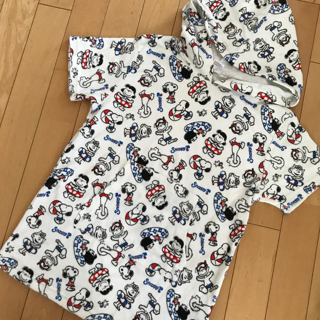 SNOOPY(スヌーピー)のKIDS150 スヌーピーロングパーカー キッズ/ベビー/マタニティのキッズ服女の子用(90cm~)(ジャケット/上着)の商品写真