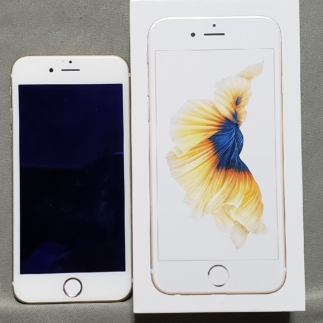 SIMロック解除済】Apple iPhone6s 64GB (ゴールド) - スマートフォン本体