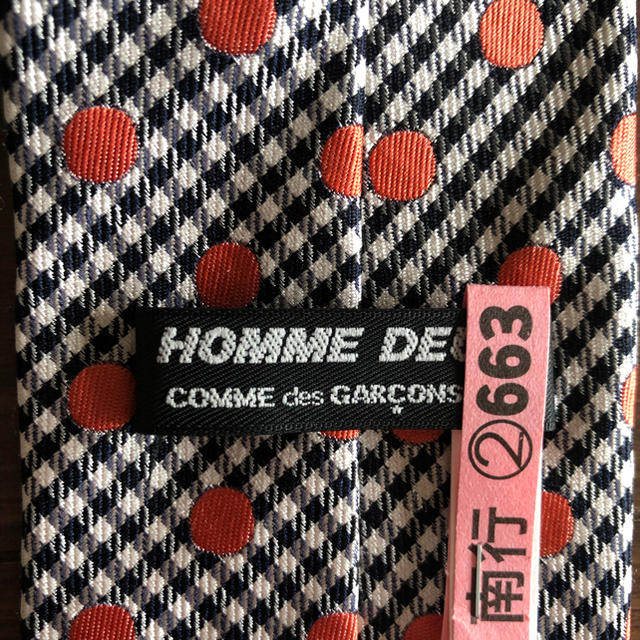 COMME des GARCONS(コムデギャルソン)のコムデギャルソン　ネクタイ メンズのファッション小物(ネクタイ)の商品写真