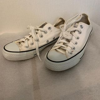 コンバース(CONVERSE)のコンバース　ローカット　ホワイト(スニーカー)