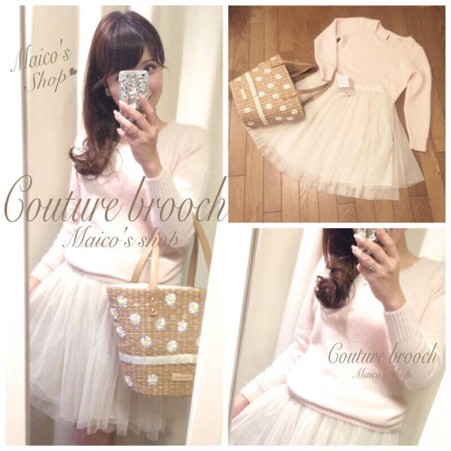 新品♡Couturebroochスカート