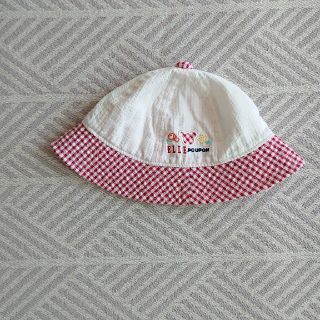 エル(ELLE)の【ELLE】子ども用 帽子 size48センチ(帽子)