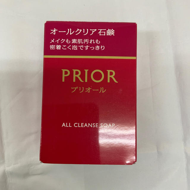 PRIOR(プリオール)のプリオール　オークルクリア石鹸✴︎メイクも落とせます！新品未使用！ コスメ/美容のスキンケア/基礎化粧品(洗顔料)の商品写真