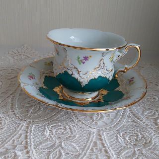 マイセン(MEISSEN)のマイセンBフォームグランツ宮廷小花カップ＆ソ―サ―１客(食器)