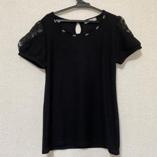 春服 黒 レディース 半袖の季節 トップス(カットソー(長袖/七分))