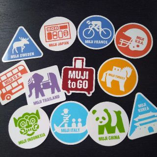 ムジルシリョウヒン(MUJI (無印良品))の無印良品 ステッカー　その１(ノベルティグッズ)