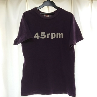 フォーティーファイブアールピーエム(45rpm)の45rpmのTシャツ(Tシャツ(半袖/袖なし))