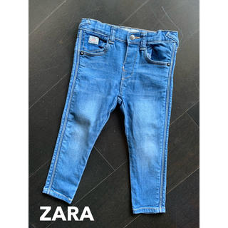 ザラキッズ(ZARA KIDS)のZARA 【難あり】デニムパンツ 90cm(パンツ/スパッツ)