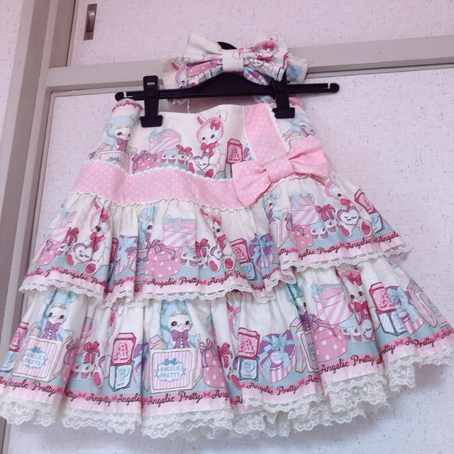 正式的 Angelic Pretty Angelic Pretty meスカート Drink ミニスカート 