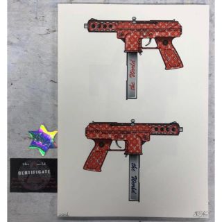 世界限定100枚 THC WORLD シルクスクリーン ヴィトンの通販 by xx|ラクマ 世界限定100枚 THC WORLD シルクスクリーン アリエル