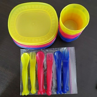 イケア(IKEA)のイケア プラスチック食器セット(食器)