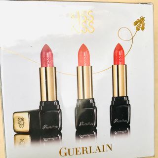 ゲラン(GUERLAIN)のゲランGuerlain KISS KISS 口紅3点セット　新品未開封(口紅)